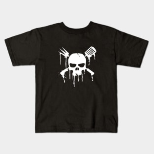 BBQ skull Kids T-Shirt